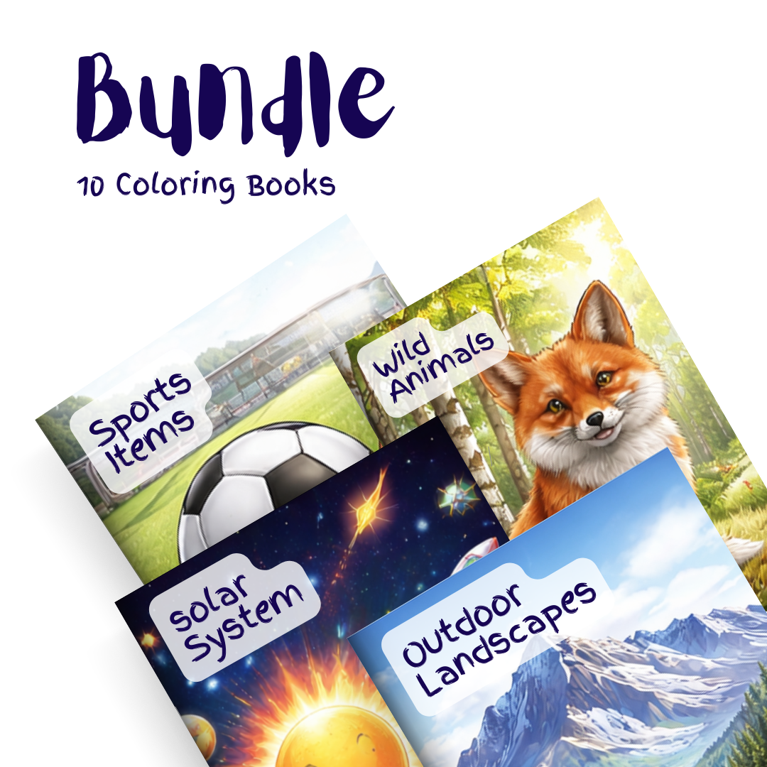Adventure Explorer Bundle – 10 Coloring Books