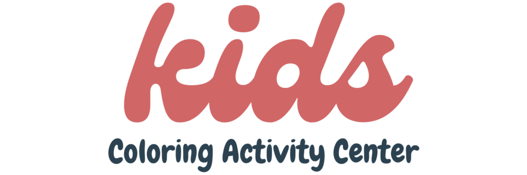 Kids Coloring Activity Center